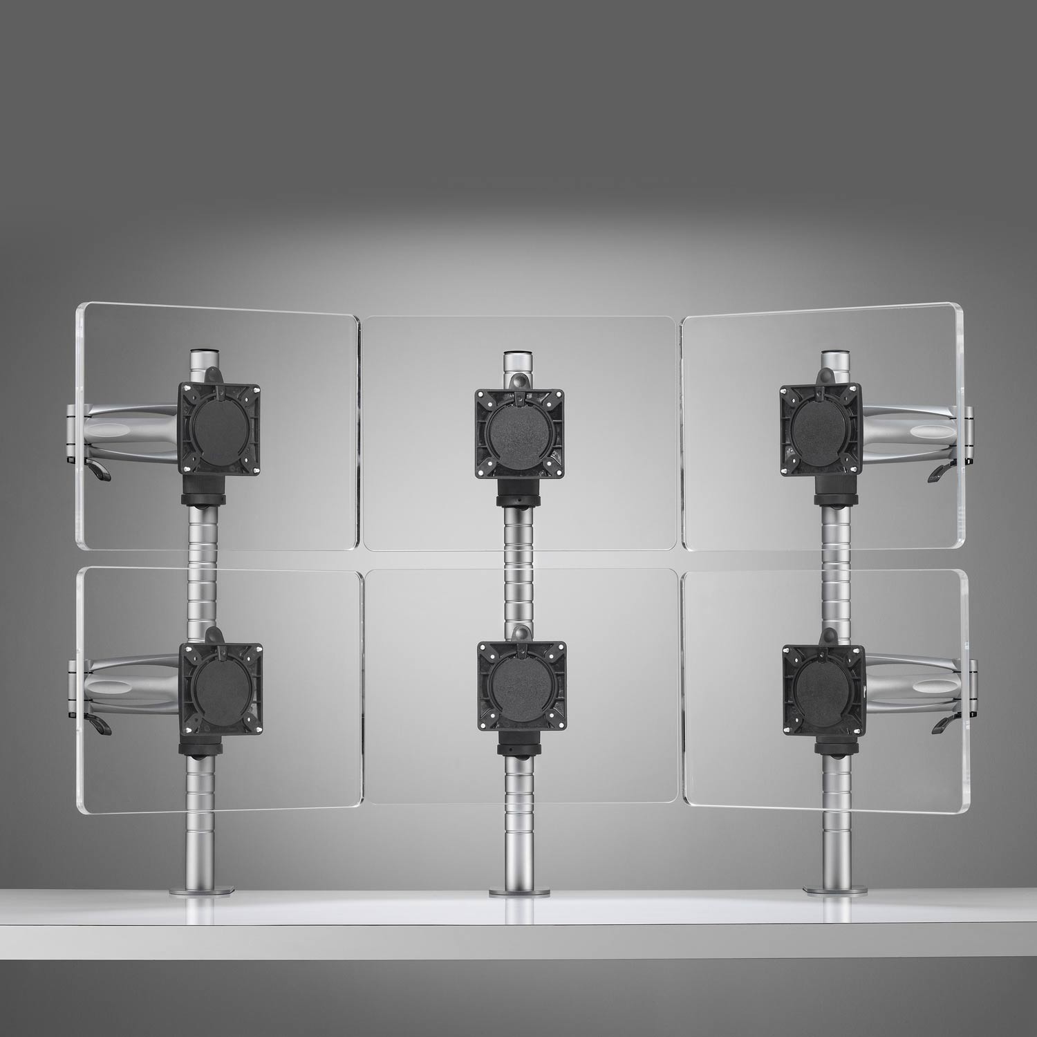 办公辅件|显示器支架|办公家具|设计师家具|Wishbone 台面显示屏（立柱）支架